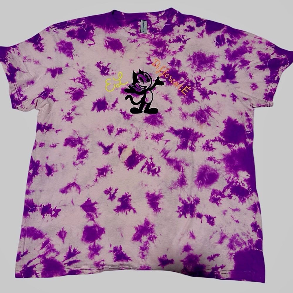Purple Tie-Dye Men's Short Sleeve Tee